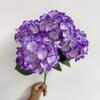 Ramo de hortensias artificiales flor decorativa cabeza de hortensia piso flor de seda boda hortensia centro comercial arreglo floral interior lote de flores falsas