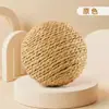 Brinquedo para gato, bola de sisal, brinquedo autoentretenível extra grande para alívio do tédio, catnip teaser, para afiar os dentes, durável, silencioso, suprimentos para animais de estimação, brinquedo para gato