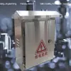 Caja de Distribución de Acero Inoxidable 201 Caja de Alimentación a Prueba de Lluvia para Exteriores Caja de Cableado Caja de Alto Voltaje Caja de Monitoreo de Acero Blanco para Exteriores