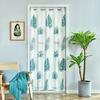 Cortina de Puerta Cortina Corta Tela Venta al por Mayor Tela para Cortinas Textil para el Hogar Estilo Pastoral Coreano Tela Jacquard Floral Pequeña Precio Especial Corte Cero