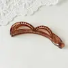 Estilo Coreano Novo Presilha Banana com Laço Presilha Vertical Elegante Artefato de Fixação para Rabo de Cavalo Alto Presilha Acessórios de Cabelo Femininos de Alta Qualidade
