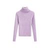 Nuevo Invierno 2024 Top de Punto de Cuello Alto Ajustado Elástico para Mujer Suéter Ajustado Adelgazante de Manga Larga con Short Interior