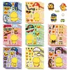 8 Pegatinas de Rompecabezas de Patitos Amarillos, Lindas Pegatinas de Cambiar Caras para Hacer Caras, Pegatinas de Dibujos Animados Impermeables para Manualidades