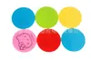899153418 almohadilla de tampografía de grabado láser un color dos colores multicolor serigrafía patrón posavasos de silicona posavasos para ollas mantel individual