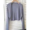 Cardigan de Gelo de Seda Tricotado Branco com Proteção Solar para Mulheres Verão Fino Camisa com Ar Condicionado com Saia de Alcinha e Blusa Top Curto