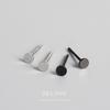 Aretes de Disco Normcore Personalizados Aretes de Plata Esterlina S925 Elegantes Accesorios Simples Aretes Pequeños Joyería de Moda para Uña de Cartílago