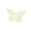 Serie de Mariposas Recortadas Creativas Transfronterizas Colgantes de Madera Artesanías de Virutas de Madera DIY con Cuerda de Cáñamo Colgantes para Decoración del Hogar
