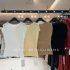 LS Top de Punto Versátil de Color Sólido, Simple y Elegante, para Mujer, Guangzhou Trece Líneas Verano 2026 Nuevo Top 60083