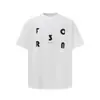 Yidao Vintage 2026 Verão Nova Tendência Japonesa Estampa de Letras Design Solto Versátil Unissex Camiseta de Manga Curta