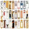 Marcadores de Página Qi Yu 30 Marcadores de Página de Cachorro para Leitura Decoração de Animal Desenho Animado Cartões de Papel Etiquetados para Estudantes Lendo Livros