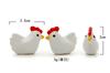 Pollo fresco pequeño un nido pollo gallina huevo de gallina mano DIY jardinería de micro paisajismo muñeca