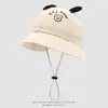 Chapéus Infantis para Meninos Primavera e Outono Proteção Solar Moda Outono Estilo Coreano Chapéu Bucket para Meninos Temporada de Bebê Puro