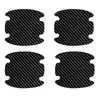 Pegatinas de fibra de carbono para puerta de coche, protección universal para manija de puerta, pintura antiarañazos, tiras anticolisión decorativas