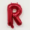 Globos de Papel de Aluminio con Letras y Números Rojos de 16 pulgadas Decoración para Primer Cumpleaños Boda Globos de Papel de Aluminio Venta al por Mayor