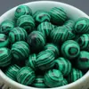 Bola no porosa 8mm bola ágata verde natural Dongling diy Bola de piedra no porosa venta al por mayor