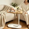 Mesa auxiliar de sofá mesa de noche móvil mesa de café pequeña para sala de estar estante de almacenamiento de mesita de noche para dormitorio mesa pequeña para balcón mini transfronteriza