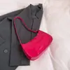 Bolso de hombro de moda estilo coreano para mujer de este año, nueva colección primavera 2024, versátil, minimalista, color liso, suave, bolso cuadrado pequeño