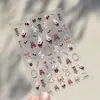 Adesivos de Arte para Unhas Tomoni em Relevo Adesivos de Unha Série de Expressões de Cachorro Animal Cartoon Decoração de Arte para Unhas Exportação Estilo Quente