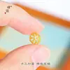 Acessórios DIY Tradicionais Antigos Banhados a Ouro Que Não Desbotam, Tampas de Flor, Contas para Pulseira, Espaçadores para Colar