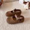 Zapatos de Princesa para Niñas 2026 Primavera y Otoño Plateados Elegantes Zapatos Pequeños de Cuero para Niños Zapatos Mocasines de Suela Suave Zapatos Individuales Antideslizantes Zapatos de Espectáculo