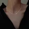 Collar de Gipsófila con Estrellas Brillantes, Cadena para Clavícula Simple y Elegante de Lujo Ligero de Nicho para Mujer, Nuevo Modelo 2026