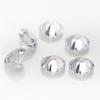 0.8~3mm Cera de Alta Temperatura Incrustada Redonda Zircón Blanco Zirconia Cúbica Sintética Diamante Pequeño Piedra Suelta con Diamantes