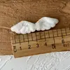 Cuero PU Felpa Grabado Alas de Murciélago Diablo Material Hecho a Mano DIY Decoración Lolita Accesorios de Abanico de Soporte