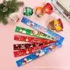 Pegatinas Navideñas Transfronterizas, Pulseras de Broche, Pulseras Decorativas para Fiestas Infantiles, Pulseras de Broche de Regalo Navideño