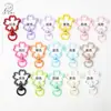 Colección de Broches de Primavera Pintados: Estrella de Cinco Puntas, Corazón, Anillo Redondo Accesorios de Aleación DIY para Cadenas de Teléfono, Regalos de Graduación