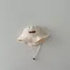 Sombrero de Primavera para Bebé, Sombrero de Pescador de Secado Rápido para Bebés, Sombrero de Sol Bordado con Letras, Sombrero de Cubo de Protección Solar para Exteriores para Primavera
