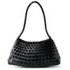 Diseño Nicho Moda Retro Tejido a Mano Bolso de Mano Creciente Versátil Nuevo Estilo Vintage para Viajeras Bolso Sobaco para Mujeres