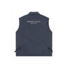 Ropa para Hombre North Boundary Marca Americana de Moda Otoño 2025 Nuevo Chaleco de Mezclilla Retro Chaqueta sin Mangas de Ropa de Trabajo Estampada para Hombre