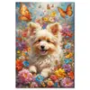 Pintura de Diamante de Animais Pequenos Fofos Lindo Diamantes Redondos Diamantes Completos Sala de Estar Quarto de Crianças Pintura Decorativa Pendurada Fábrica Direta