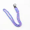 Alça de Pescoço para Celular com Chaveiro de Paracord Trançado Mais Vendida Paracord de Sete Fios Trançado Colar para Acampamento ao Ar Livre