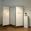 Eixo Óptico Criativo DIY Tela Móvel de Três Dobras para Divisória de Entrada de Sala de Estar Doméstica Suporte Decorativo Portátil para Sala de Estar Varanda