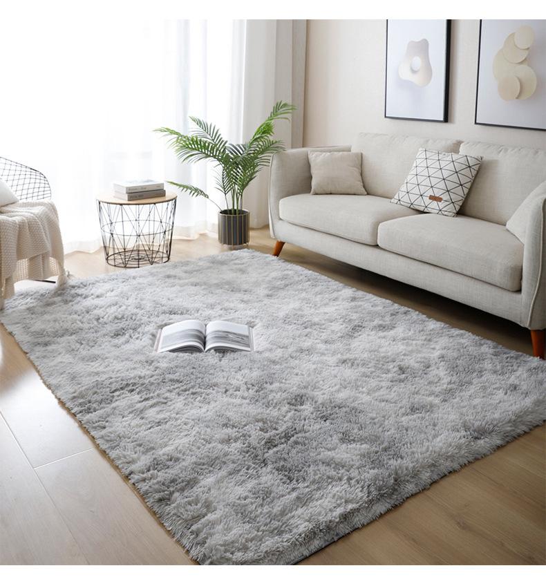 丝毛,扎染,客厅地毯,卧室地毯,扎染地毯