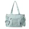 Bolso de Hombro Simple de Gran Capacidad para Estudiantes Versátil Bolso de Mano Casual de Lona Ligero para Viajes Bolso Cruzado