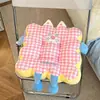 Bonito cojín redondo para sentarse durante mucho tiempo en la oficina, almohadilla gruesa para silla, cojín creativo de alta apariencia para asiento de dormitorio estudiantil