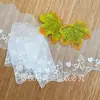 Renda de bordado para sorvete em malha, decoração de vestido, renda para roupas infantis, renda de seda de leite em formato de coração, acessórios para vestuário