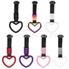 Venta caliente transfronteriza pulsera de hilo para coche anillo de tracción manual en forma de corazón de amor cinturón de remolque de pasta para barra delantera y trasera de coche universal