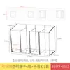 Caixa de armazenamento de parede para mesa com acrílico transparente, cosméticos, banheiro, artigos de papelaria, cozinha, prateleira de armazenamento, cabeceira