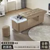 Cama de Champú para Terapia de Cabeza de Exportación Transfronteriza, Cama de Vapor con Circulación de Agua Dedicada a Salones de Belleza con Calentador de Agua, Cama Todo en Uno para Belleza y Aseo