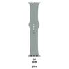 Adecuado para correa de Apple Watch Correa de silicona para Apple Watch Correa de silicona con doble perno y retroceso Correa de reloj de silicona