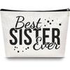 Bolsa de Cosméticos de Tejido Denso Impresa Digitalmente Más Vendida Transfronteriza, Bolsa de Almacenamiento Portátil de Poliéster Impermeable, Regalo para Hermanas