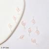 Nueva Hermosa niña varita mágica joyería para uñas palo de hada rosa bastón de amor brillante calcomanía para uñas