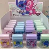 Sacapuntas con Goma de Borrar de Doble Agujero de Dibujos Animados 2 en 1 Papelería Goma de Borrar Roller Linda Divertida Sacapuntas de Bolígrafo Papelería de Aprendizaje