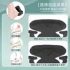 Almohadillas para el talón antirozaduras para zapatillas deportivas, medio número más grandes que el zapato, almohadillas interiores con ajuste antideslizante para el talón para mujer