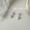 Pendientes Oni Han S925 de plata esterlina, estilo coreano, con estambres frescos y pequeños que combinan con todo, con clavos pequeños y sencillos de alta gama.