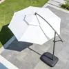 Sombrilla de hierro forjado para patio, sombrilla de manivela manual, sombrilla para balcón y terraza exterior, sombrilla de patio, sombrilla de ocio, sombrilla de plátano