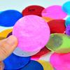 Sino de Vento de Conchas Coloridas Transparentes Naturais de 5cm Decoração de Flocos de Concha Acessórios de Joalheria Transfronteiriços Concha Feita à Mão DIY